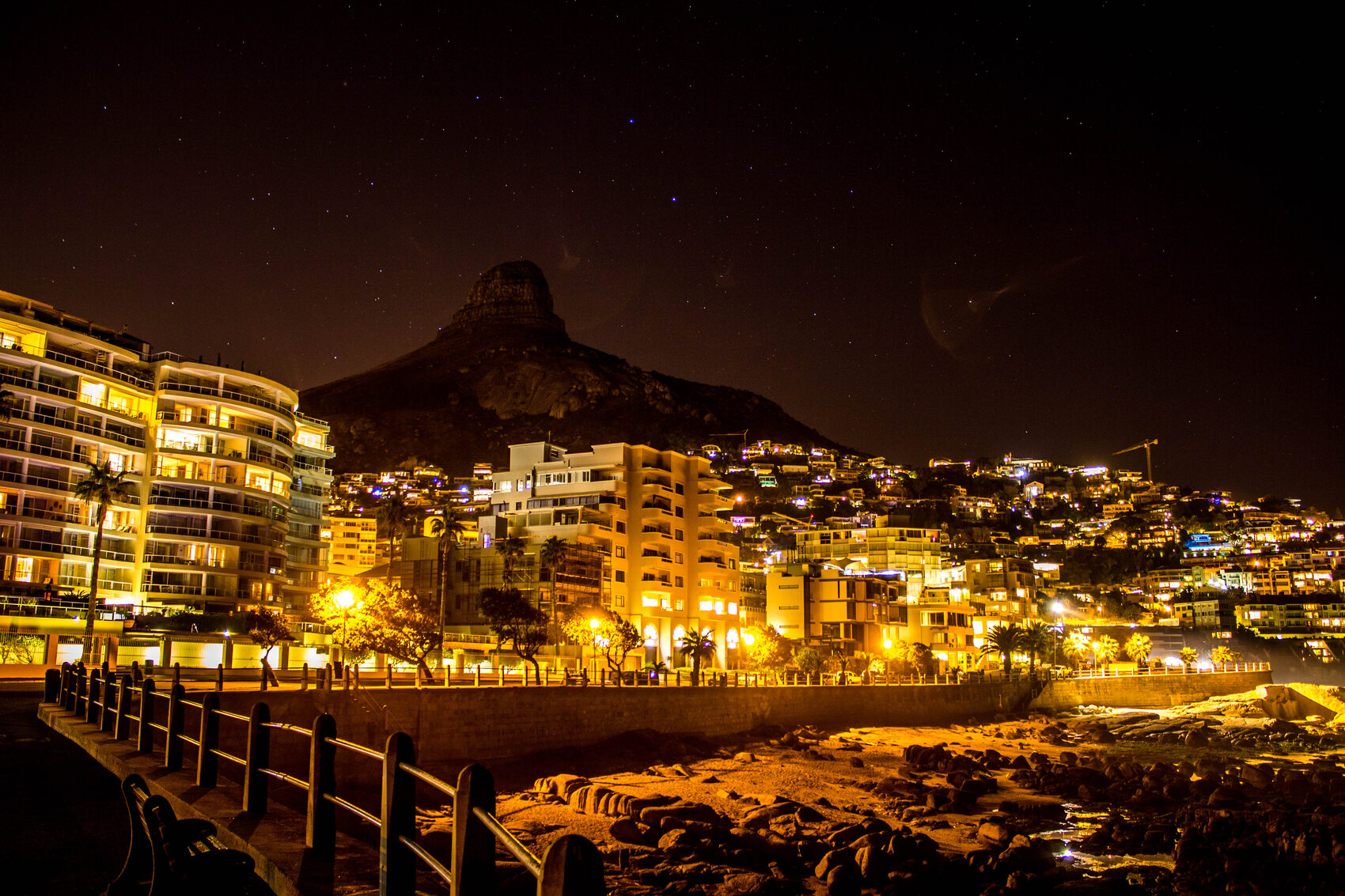 Sea Point Nightfall — Cape Town fine art print by Tamarac