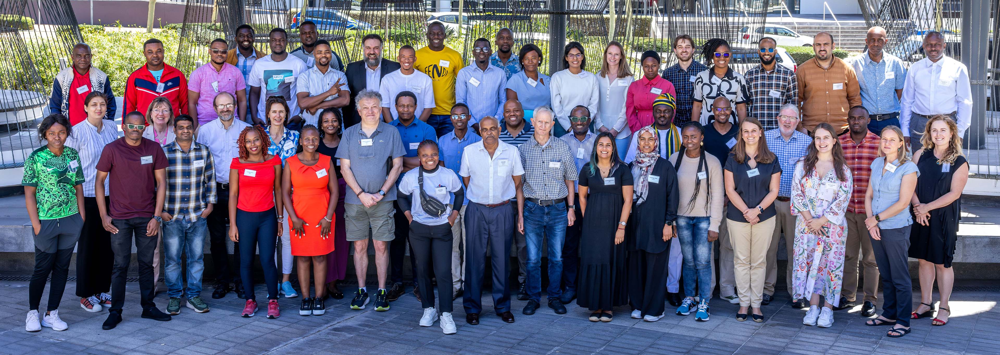 Group portrait of conference delegates — corporate event photography in Cape Town by Tamarac